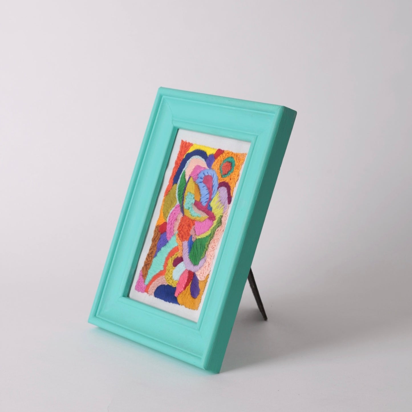 Embroidered framed picture