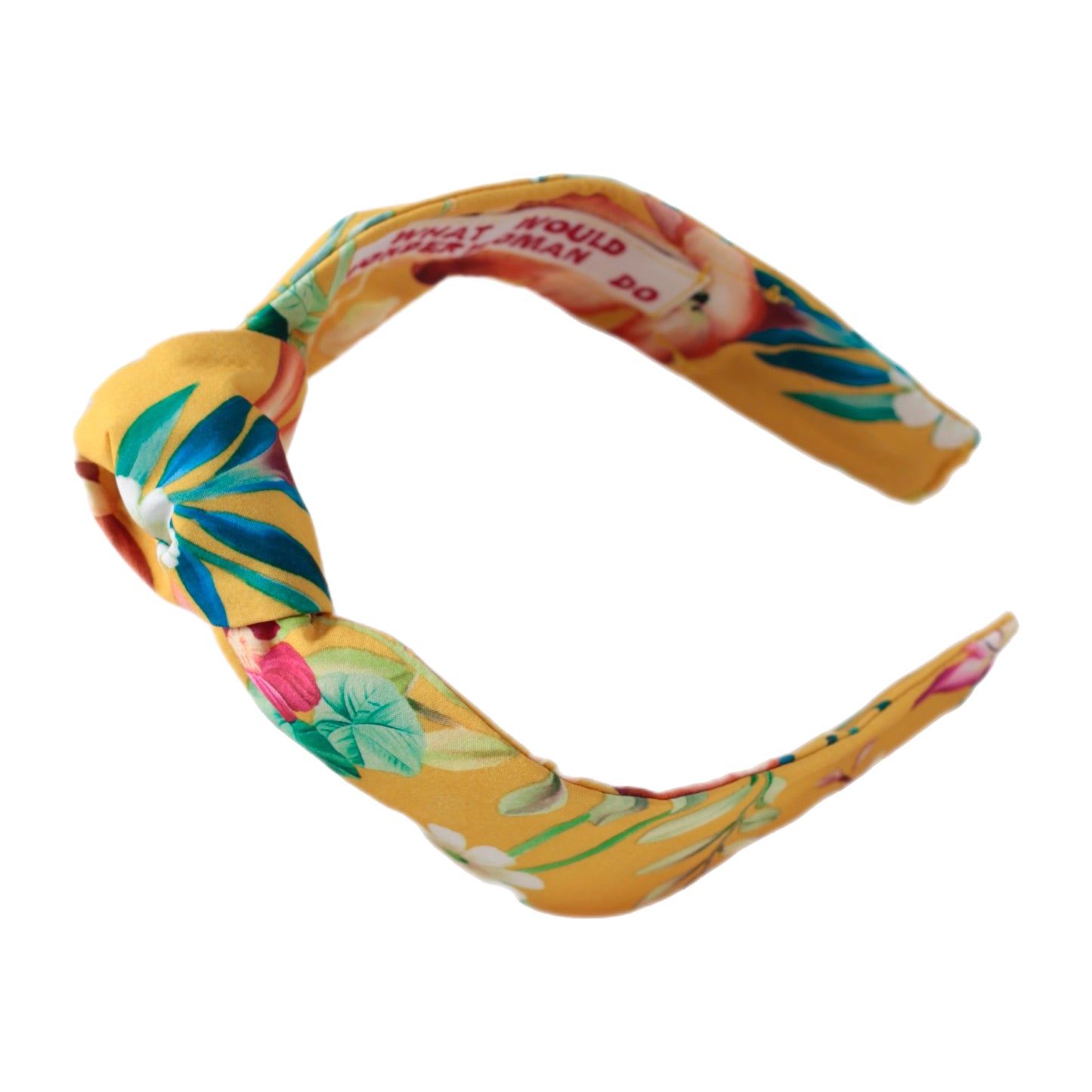 Yellow Floral Knot Headband