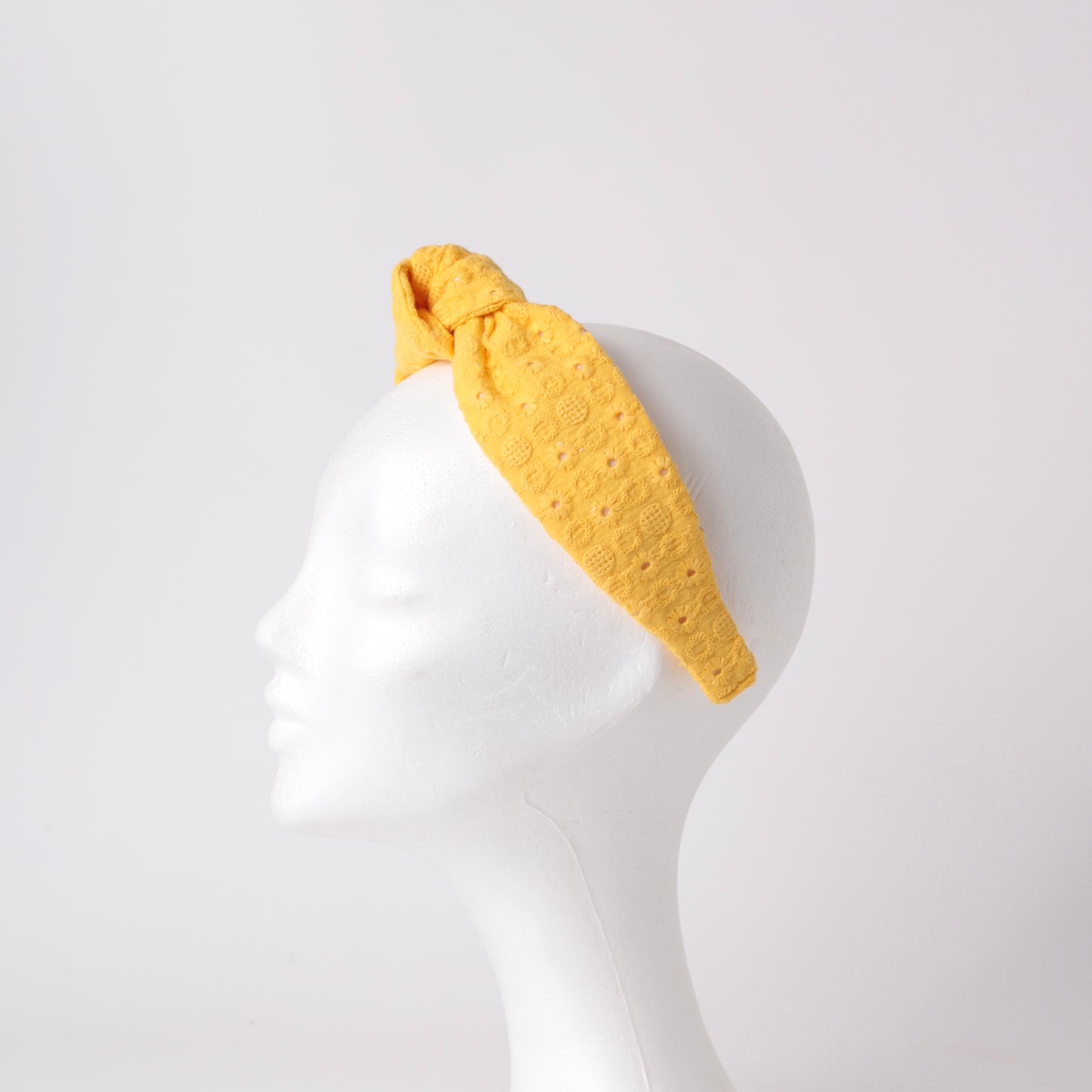 Yellow Madeira Knot Headband