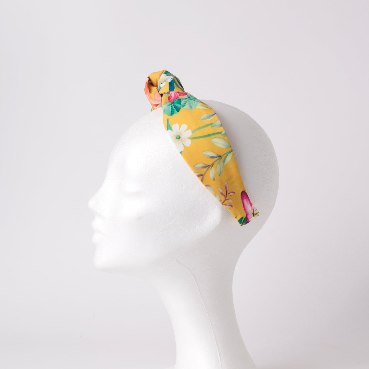 Yellow Floral Knot Headband
