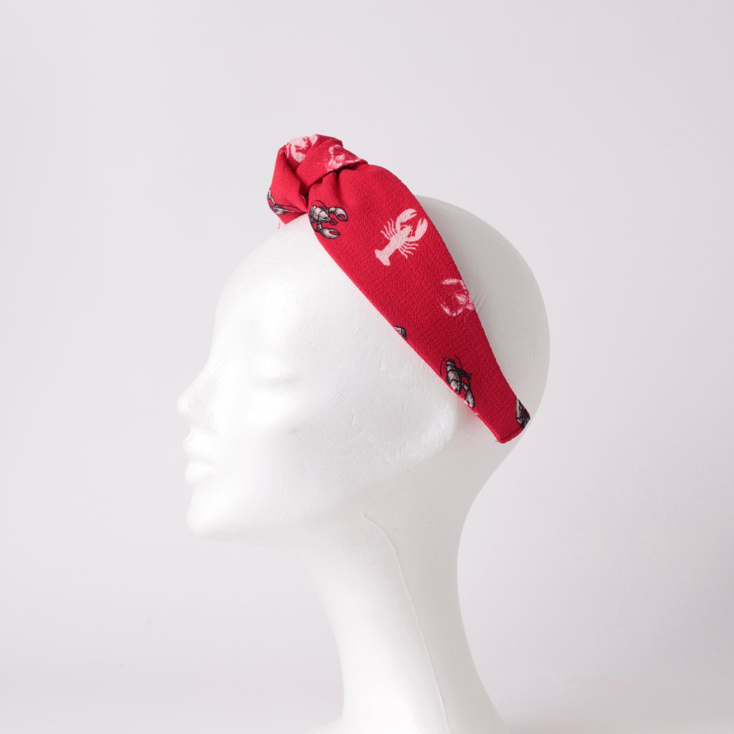 Red Animal Pattern Knot Headband