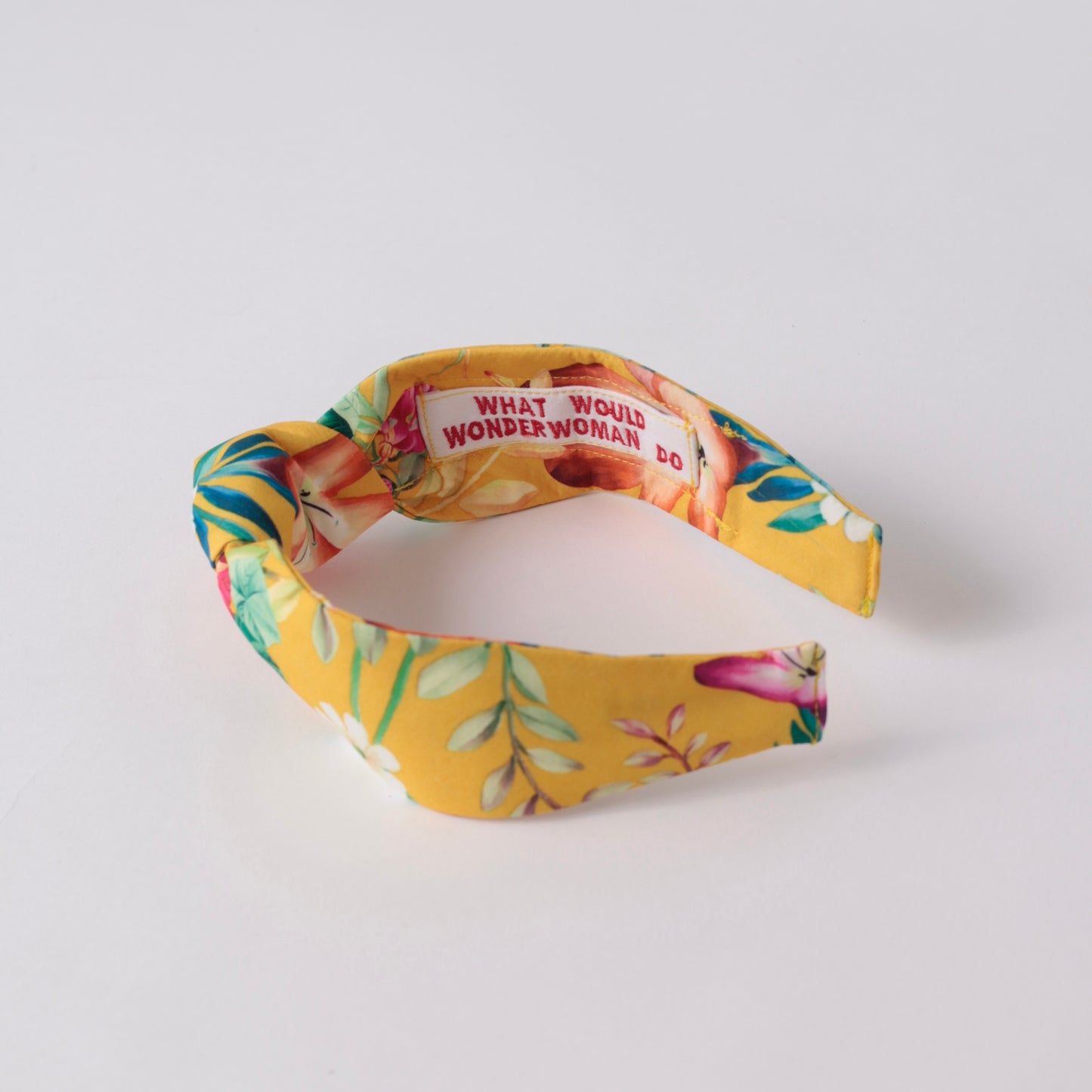 Yellow Floral Knot Headband