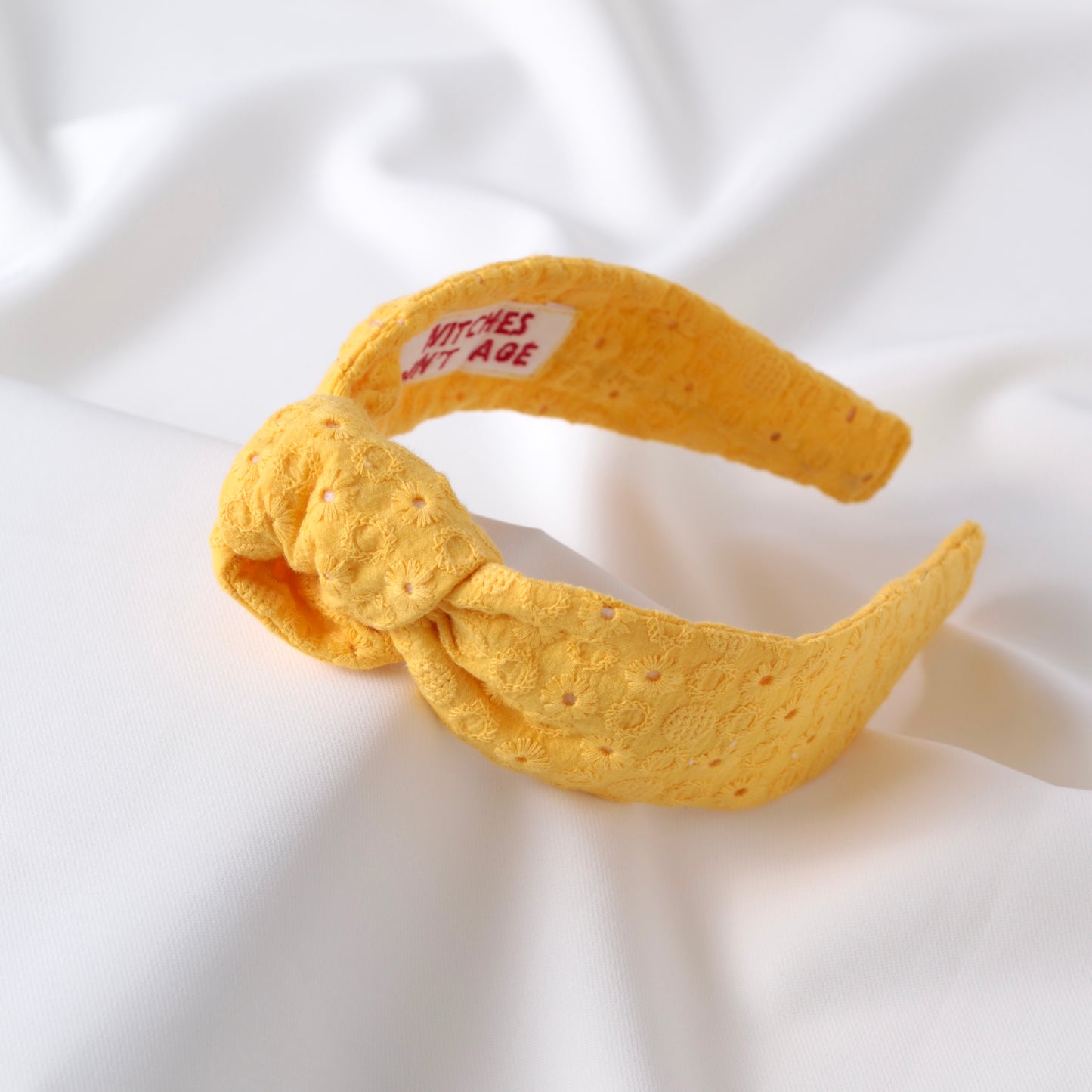 Yellow Madeira Knot Headband