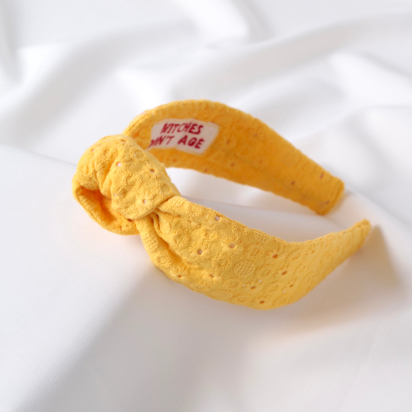 Yellow Madeira Knot Headband