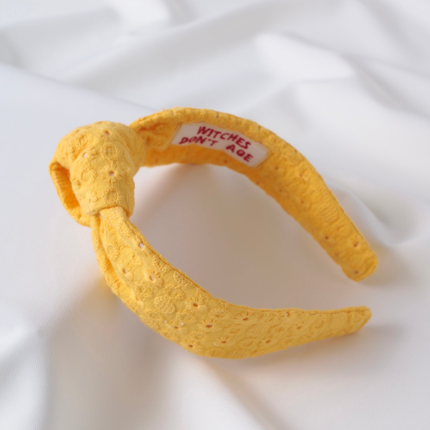 Yellow Madeira Knot Headband