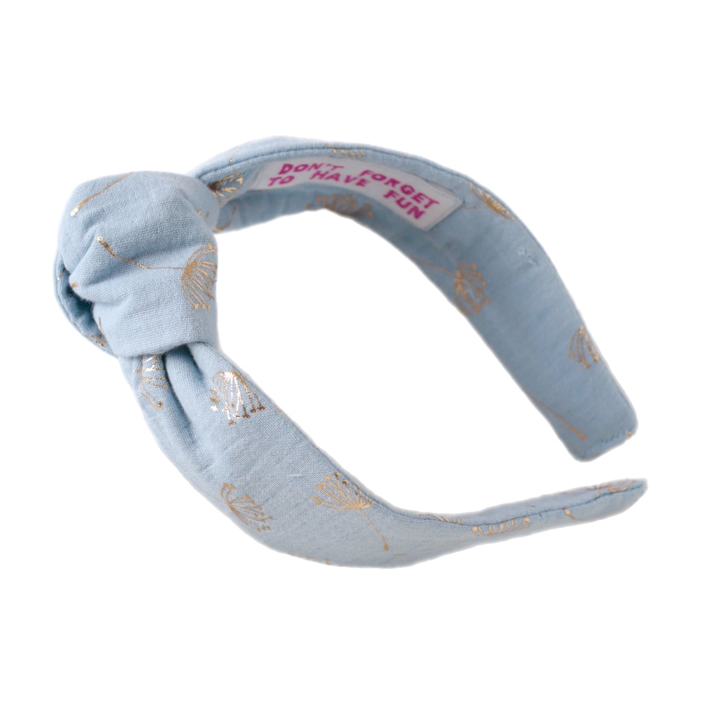 Light Blue Knot Headband