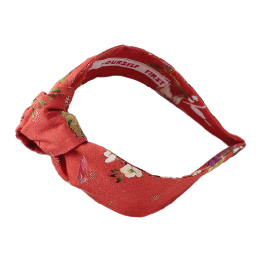 Cinnamon Floral Knot Headband