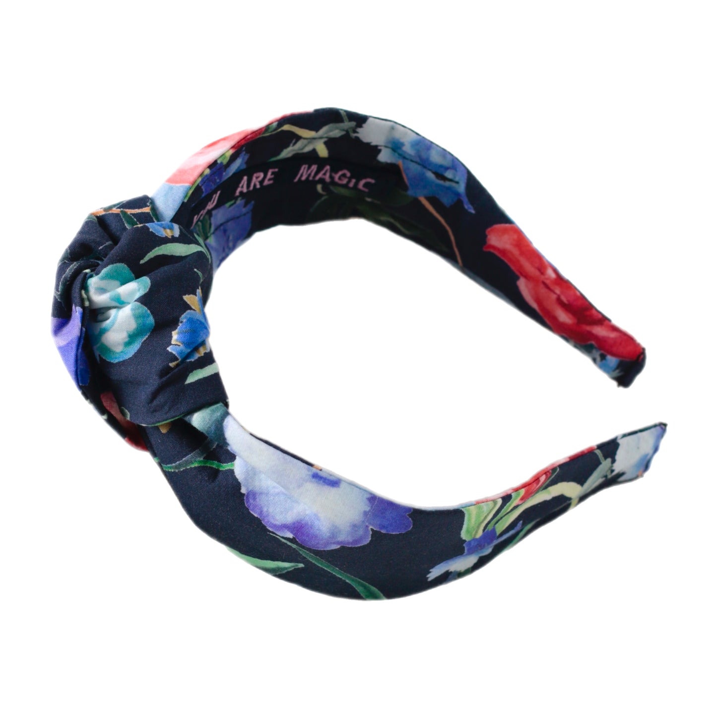 Blue Colourful Knot Headband