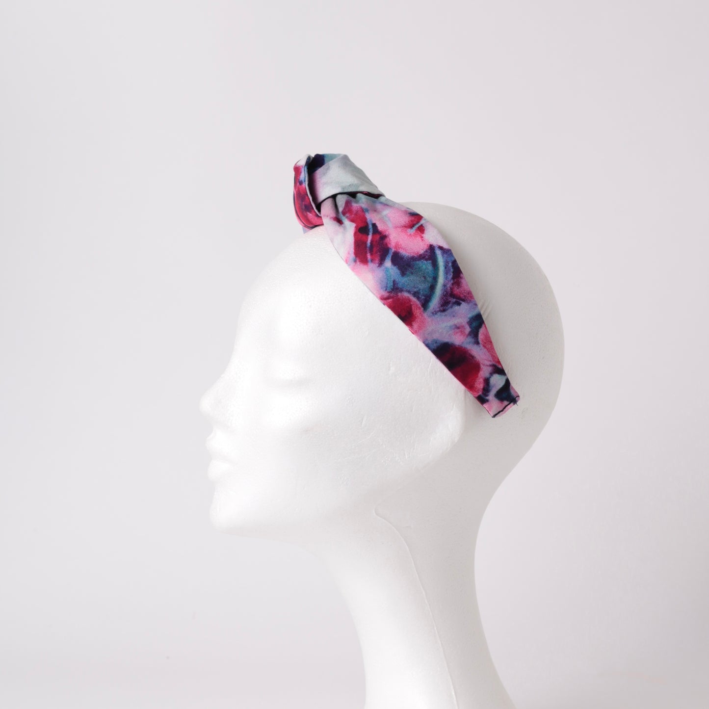 Blue-Pink Knot Headband