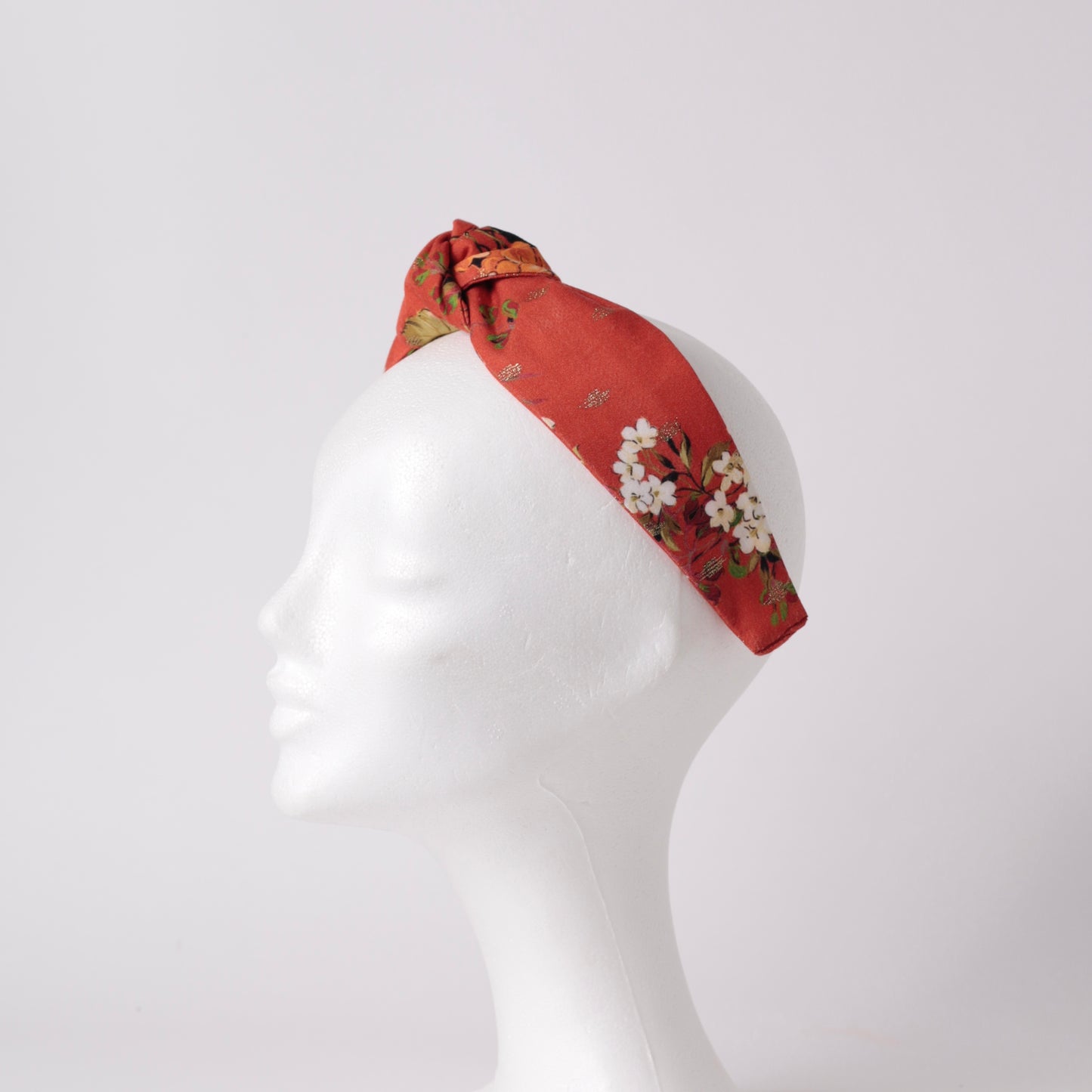 Cinnamon Floral Knot Headband