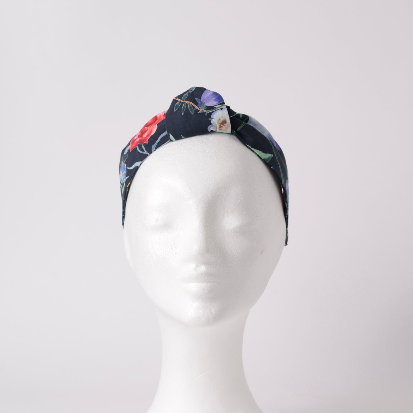 Blue Colourful Knot Headband