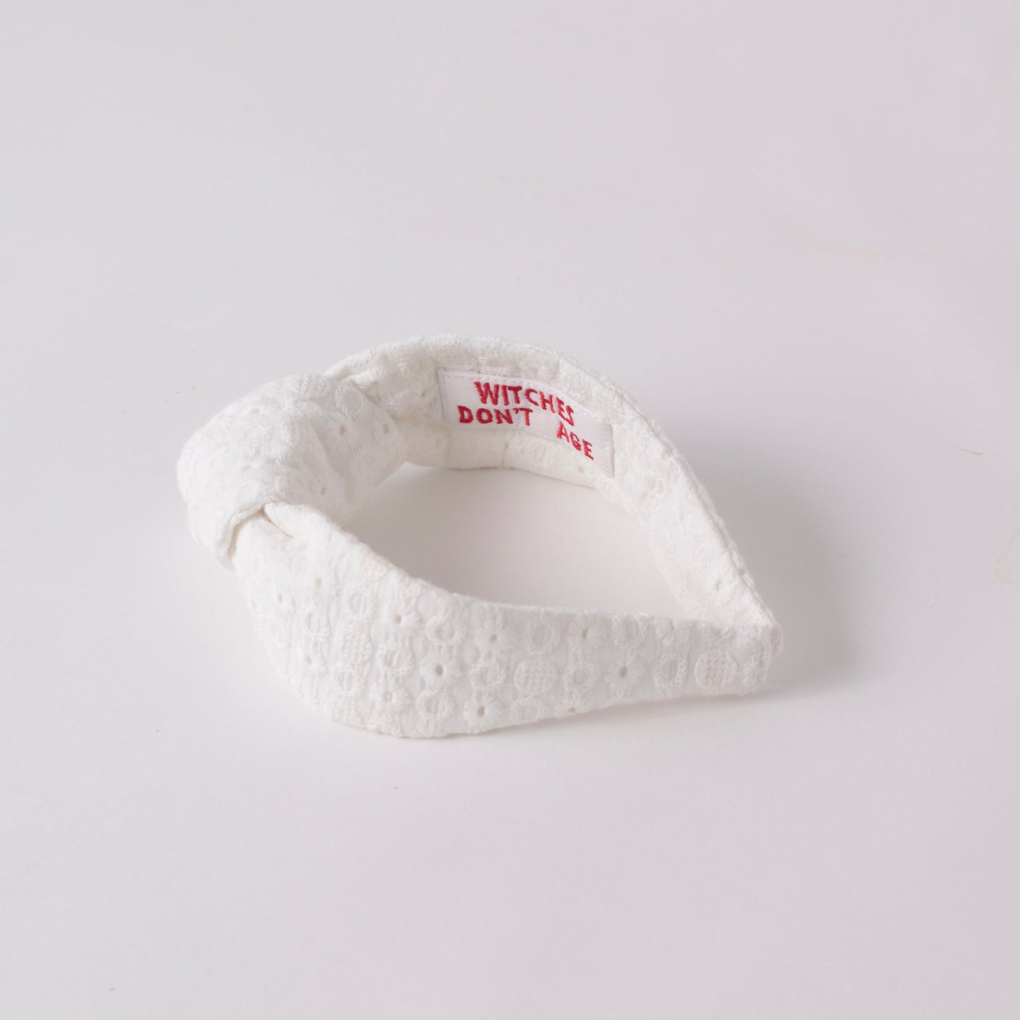 White Madeira Knot Headband