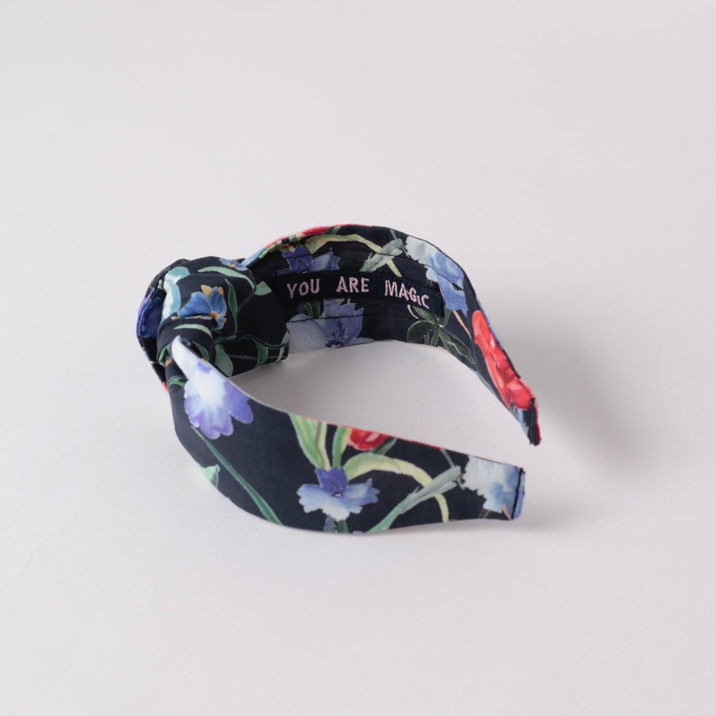 Blue Colourful Knot Headband