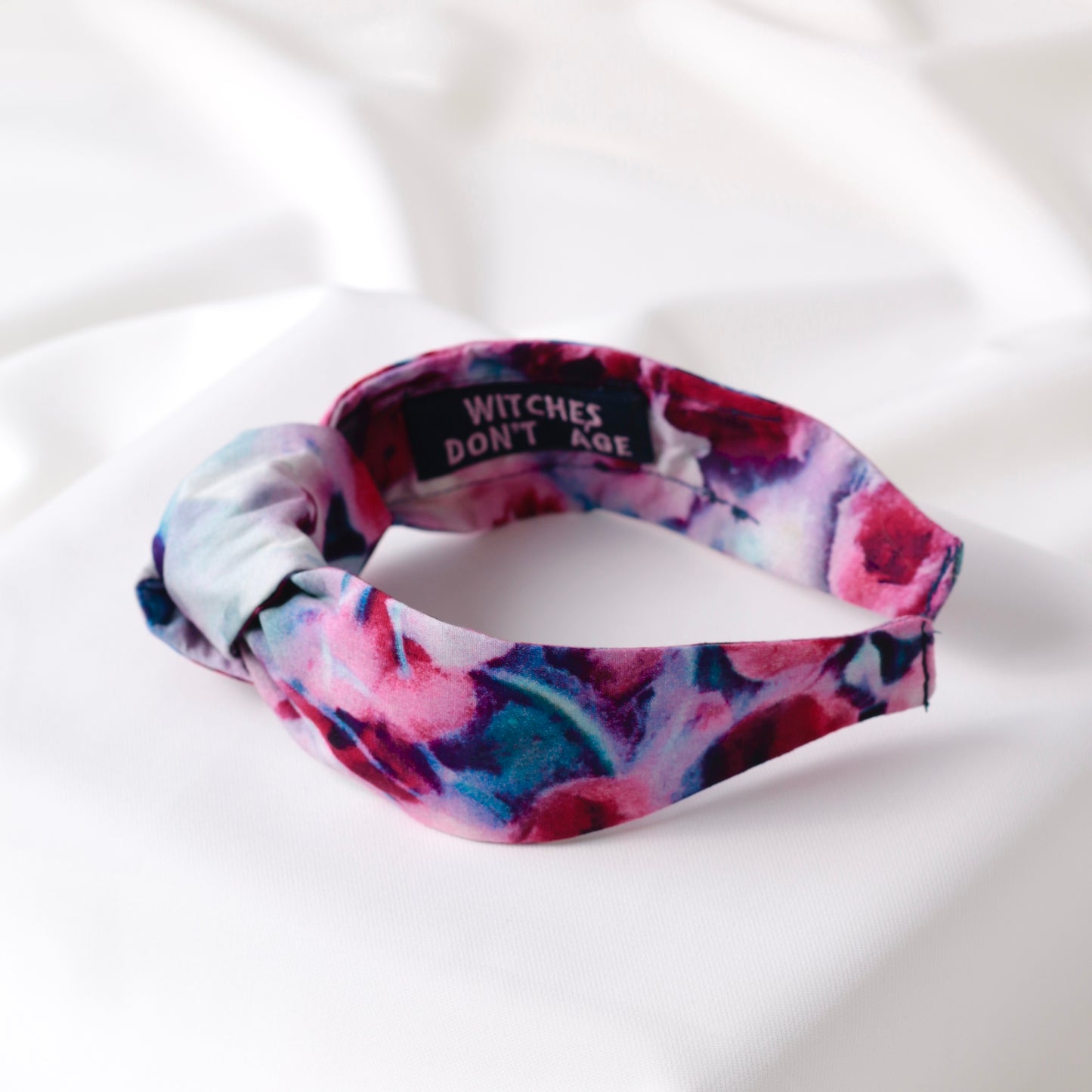 Blue-Pink Knot Headband