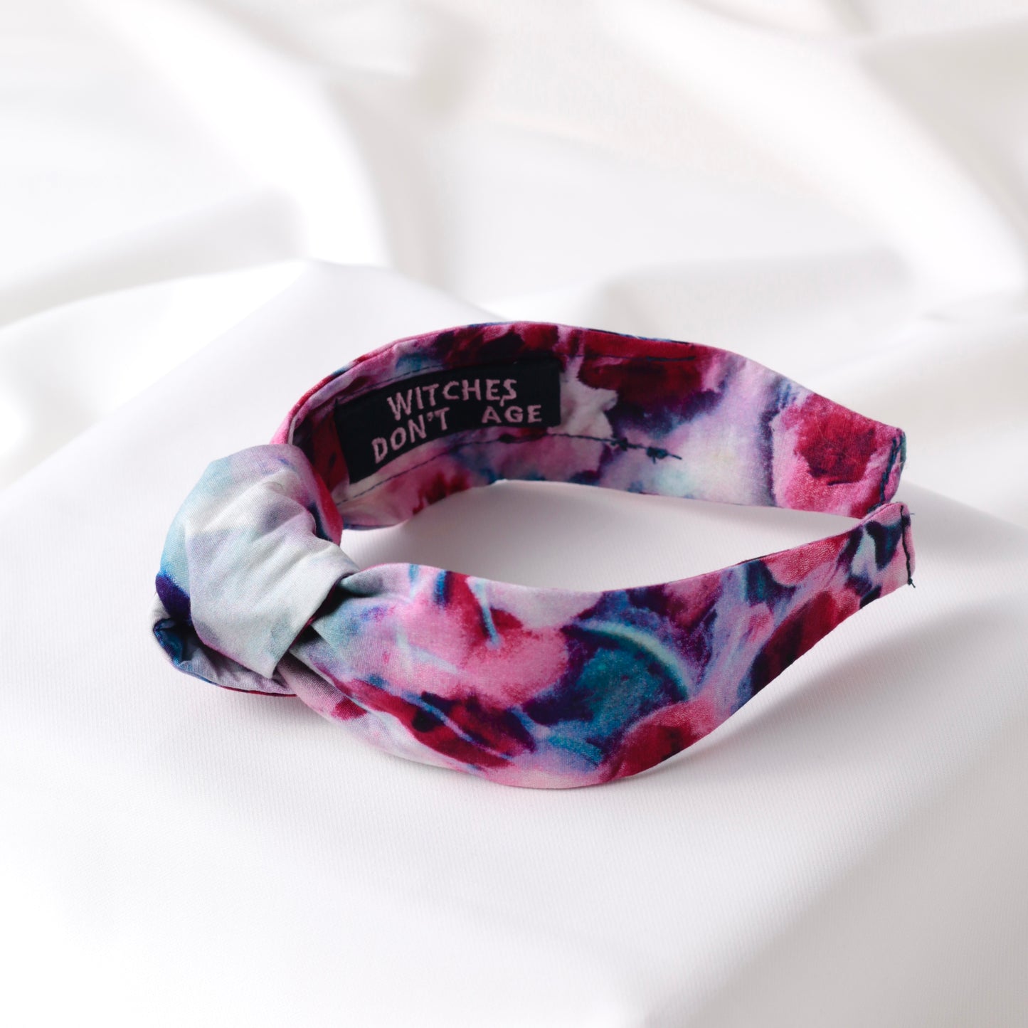 Blue-Pink Knot Headband