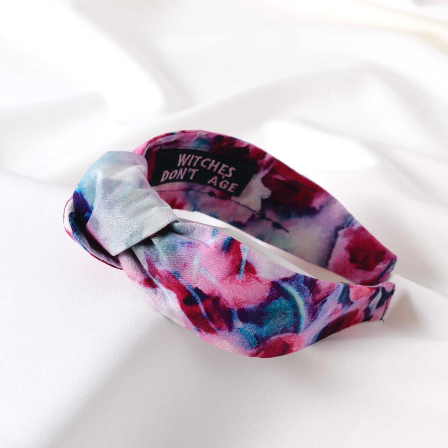 Blue-Pink Knot Headband