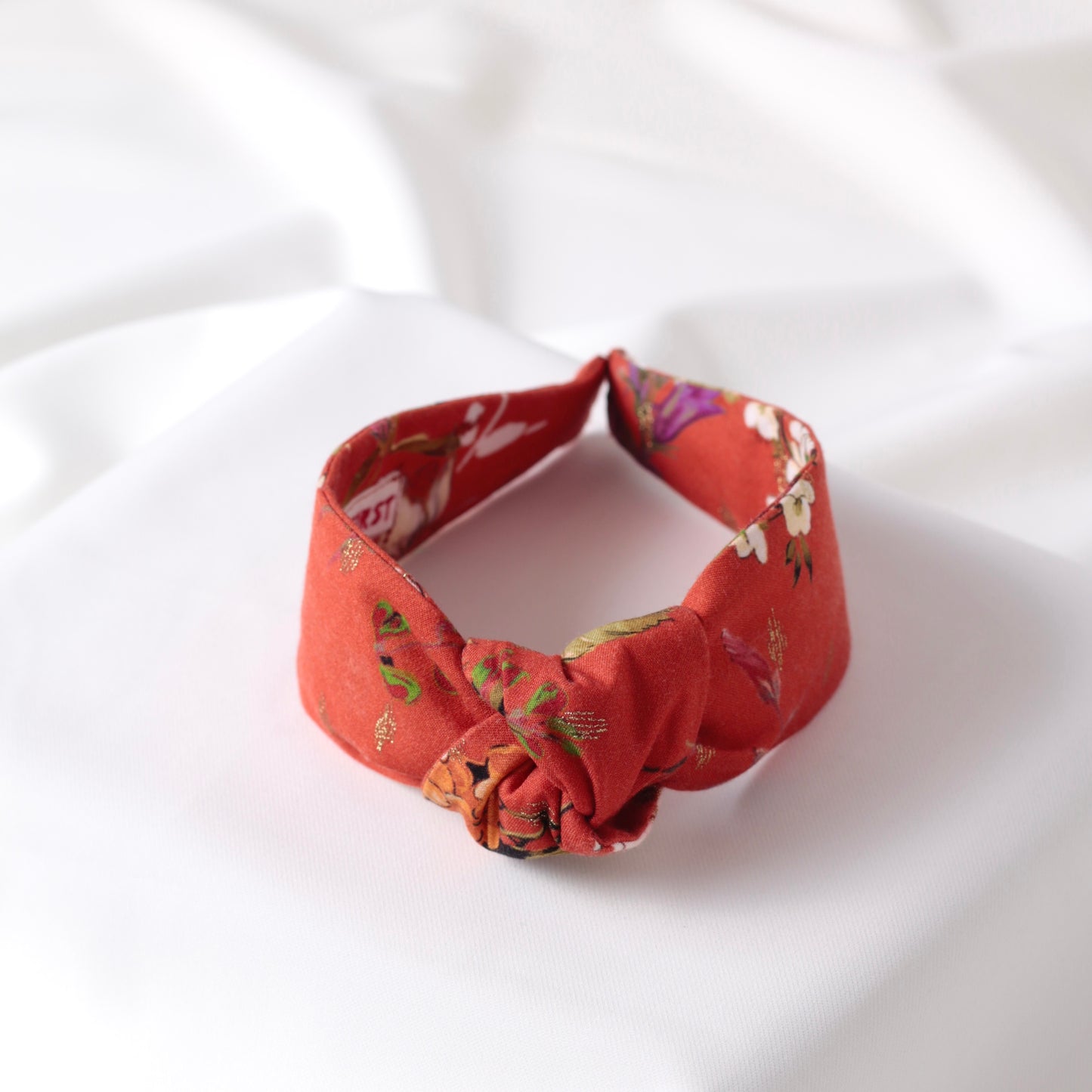 Cinnamon Floral Knot Headband