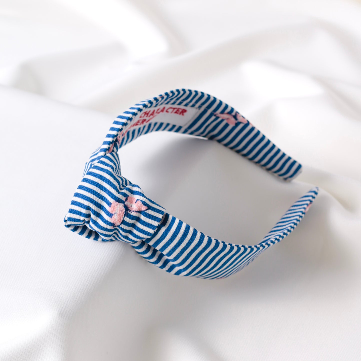 Blue-White Stripes Knot Headband